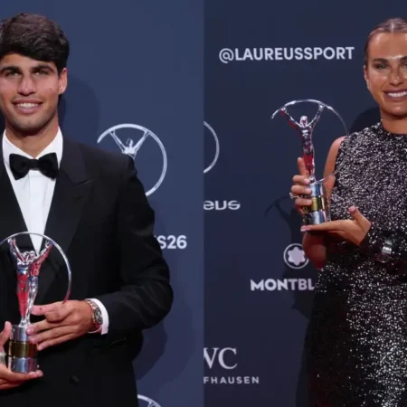 Sabalenka ve Alcaraz’a Madrid’de büyük onur
