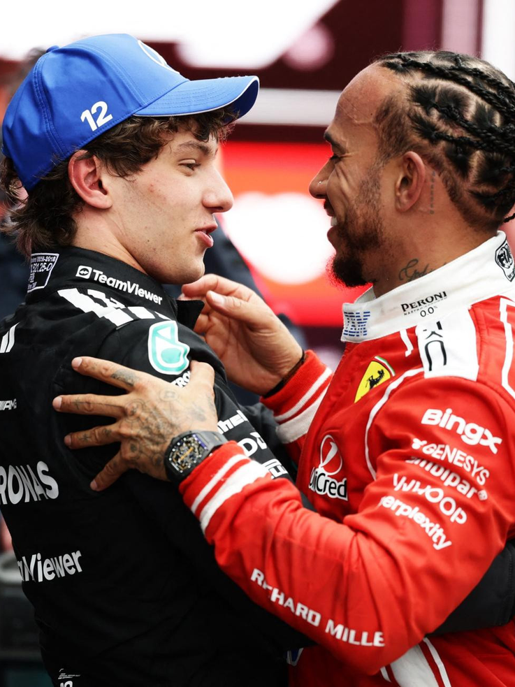 Hamilton, Antonelli’yi şimdiden geleceğin Formula 1 şampiyonu olarak nitelendirdi